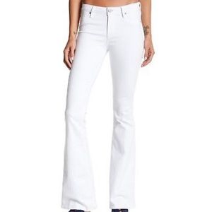 Hudson Mia Mid Rise Five Pocket Flare Jeans